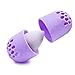 Beauty Sponge Travel Case - Foundation Makeup Sponge Holder Carrying Case by Blunt Beauty (Purple)