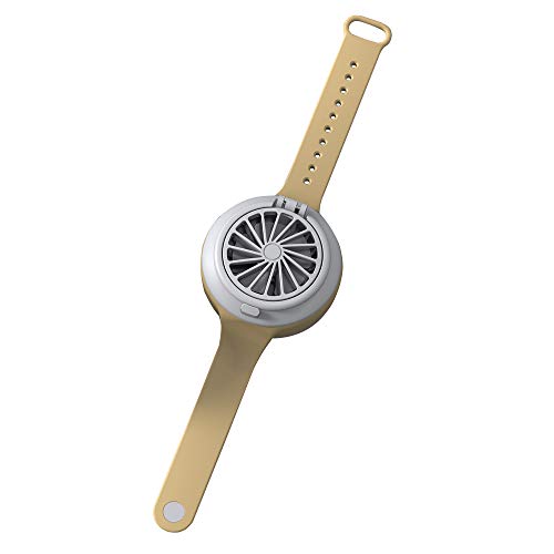 EKUPUZ New Personal Fan Watch Fan USB Rechargeable Mini Charging Lazy Small Fan Creative Student Children Small Fan Portable Gale Mute for Office Reading Travel Camping, Travel Fan