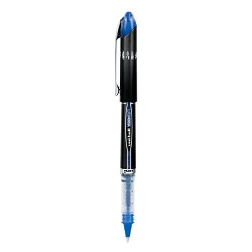 uniball Vision Elite Rollerball Pens Fine Point Micro Tip, 0.5mm, Blue, 12 Pack Pricepulse