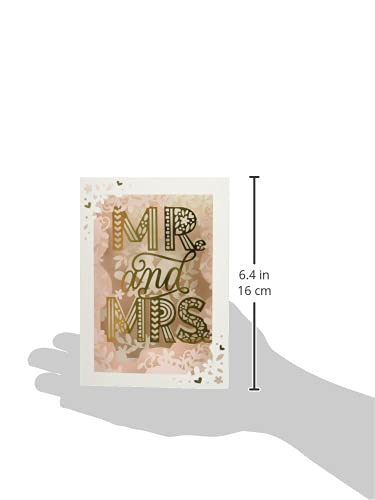 Hallmark Paper Wonder Pop-Up Hochzeitskarte – 3D Diorama Mit 'Congrats', 14,7x21,1 Cm, Mit Umschlag