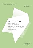 Dictionnaire des règles typographiques by