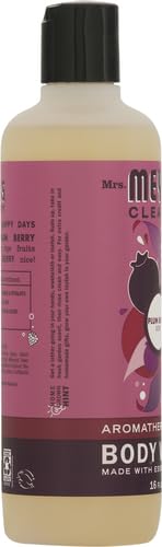MRS. MEYER’S CLEAN DAY BODY WASH, PLUMBERRY, 16 FL OZ (PACK OF 1)