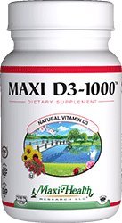 Maxi Health Vitamin D3 1000 IU - 360 Tablets