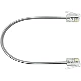 6 Inch Telephone Cord Short RJ11 6P4C Male to Male