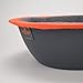 Hepper – Nest Cat Bed – Modern Cat Furniture – Cat Bowl with Removable & Washable Fleece Liner – Grey/Orangethumb 3