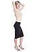 Esteez Ponte Pencil Skirt for Women Below Knee with Tummy Control Houston skirt