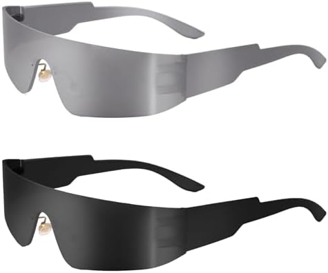 Amazon.com: milramtob Futuristic Wrap Around Fashion  display picture 1