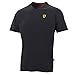 Ferrari Black Shield Vneck Tee Shirt