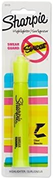 Sharpie 25125PP Accent Tank-Style Highlighter, Fluorescent Yellow - Buy Packs and Save (Pack of 2)