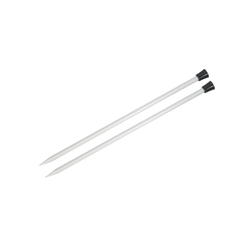 KnitPro Basix Alumin. Sing.-Point. Needle 40cm 2.00mm - 3pcs, Gray