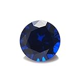 Alone Moon 1000pcs Loose Sapphire Synthetic Gemstones Round Diamond Cut Perfect Replacement for Jewelry Making (1mm, Sapphire)