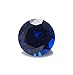 Alone Moon 1000pcs loose sapphire synthetic gemstones round diamond cut perfect replacement for jewelry making (1mm, Sapphire)
