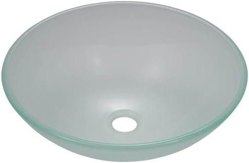 Polaris Sinks P206 Frosted Glass Vessel Sink