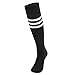 Knee High Triple Sport Socks, Fancy Fan Unisex Athletic Football Soccer Team Socks 2-12 Pairs