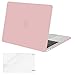MOSISO Compatible with MacBook Pro 13 inch Case M2 2025, 2024, 2023, 2022-2016 A2338 M1 A2251 A2289 A2159 A1989 A1708 A1706 with/Without Touch Bar, Plastic Hard Shell&Screen Protector, Rose Quartz