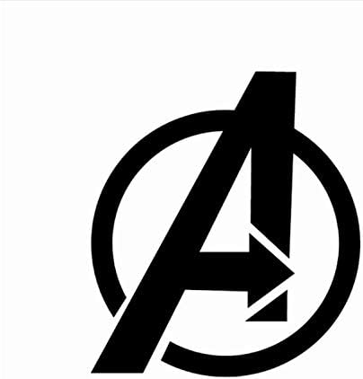 ZHUWall Wall Murals Vinyl Wall Poster Kids Boys Room Decoration Superhero Pattern Avengers Wall Decals 20X23Cm