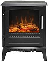 Dimplex BAR20 Bari Electric Stove 2kw Optiflame Effect Black view 2
