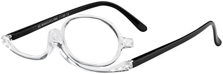 I Heart Eyewear Make-up Reader: Clear/Black, +4.00