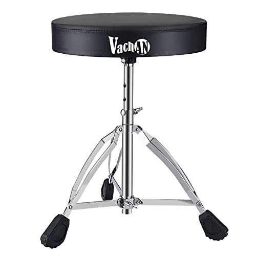 VACHAN Drum Throne Drum Stool,Padded Height Adjustable Drum Seat