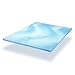 Red Nomad Gel Memory Foam Mattress Pad 2 Inch - Queen Size Mattress Topper, Breathable, Comfortable Cooling Bed Pad
