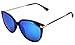 Diamond Candy Classic Round Polarized Sunglasses Vintage Mirrored Glasses For Women