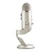 Blue Yeti USB Mic for Recording & Streaming on PC and Mac, 3 Condenser Capsules, 4 Pickup Patterns, Headphone Output and Volume Control, Mic Gain Control, Adjustable Stand, Plug & Play - Platinum