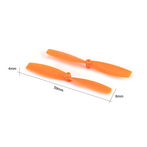 image for uqiangbao 8 Pairs CW/CCW Propeller Props Blade for RC 60mm Mini Racing