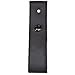 Hide & Drink, Rustic Leather Whip Holster/Belt Loop Bullwhip Holder Handmade (Charcoal Black)