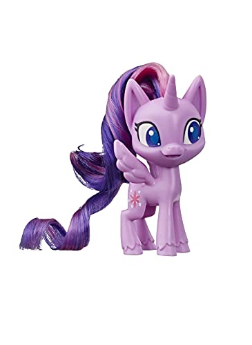 My Little Pony Twilight Sparkle Potion Pony Figure - 3-Inch Purple Pony Toy with Brushable Hair, Comb, and 4 Surprise Accessories