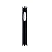 Mini USB Cigarette Lighters Rechargeable Windproof Flameless Slim Electric Protable Lighter (Black)