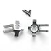 ST Racing Concepts STA80061GM Aluminum Steering Knuckles for The Axial Wraith - Gun Metal (1 Pair)