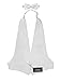 S.H. Churchill & Co. White Pique Vest & Pre Tied Bow Tie - (FITALL, White)