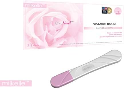 Milkelle Ovulation Test, 3 Count, Fast and Accurate Results, Product of USA