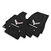 Fits C7 Corvette Stingray Floor Mats- Flags with Stingray Script: Black
