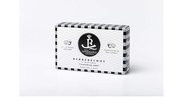 Berberechos Al Natural 25/35 Ol-85 Real Conserva Española 80G ...