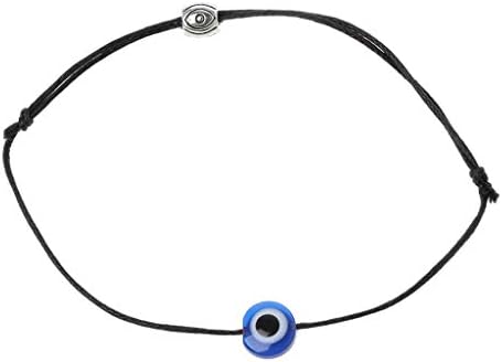 Yiwann Women Bracelet Jewelry, Blue Evil Eye String Kabbalah Bracelet Amulet Protection Lucky Jewelry, For Mother's Day Birthday Girl Gift