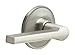 SCHLAGE Dexter by Schlage J10SOL619 Solstice Hall and Closet Lever, Satin Nickel