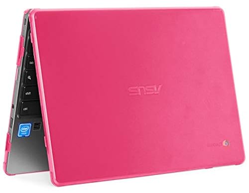 mCover Case Compatible for 2019~2021 ASUS Chromebook C223NA CX22NA  Series Laptop Computers ONLY (NOT Fitting Any Other ASUS Models) Pink in 