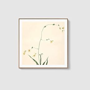 Framed Canvas Home Artwork Decoration Beautiful Flower Canvas Wall Art for Living Room, Bedroom - 16x16 inches
