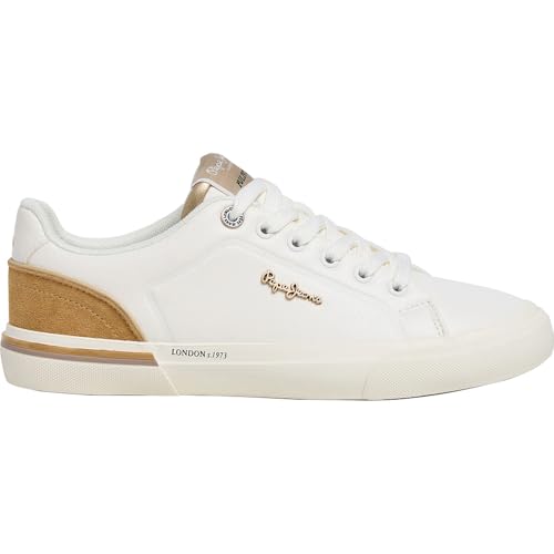 Femme Kenton Campus W Sneak, Blanc cassé, 42 EU