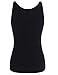 kayamiya Women's 1920S Style Glitter Sequined Vest Tank Tops XL Black
