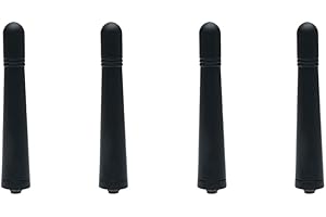 BVMAG KRA-23 UHF 400-470MHz Stubby Antenna for Kenwood TK-380 TK-390 TK-3180 TK-3140 TK-3202 TK-3160 TK-3360 TK-3202 TK-3207 TK-3217 TK-3302 TK-3300 TK-3306 Walkie Talkie Two-Way Radio 4Pack