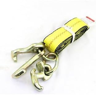 Mytee Products 2" x 8' Recovery Winch Strap w/RTJ Cluster Hook Towing Truck Wrecker Tie Down