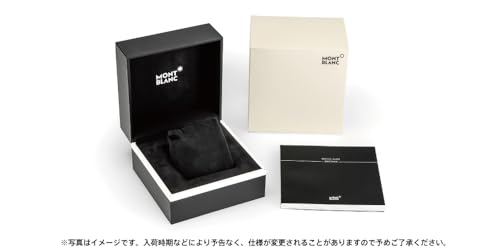 MONTBLANC(モンブラン) Tradition Automatic Watch Dial Sapphire Glass Automatic Swiss Fountain Pen Ballpoint Watch Men's, multicolor (white /silver), Bracelet Type