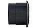 Marine Abs Plastic Black Louvered Round Vent for Boat Caravan & Rv - Five Oceans