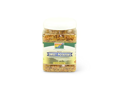 Mother earth products dried sweet potato dices, quart j…