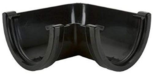 BR078B Brett Martin 90 Degree Angle for 115 x 75mm Deepstyle Gutter Black