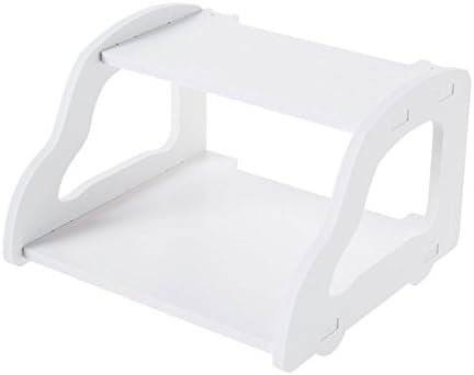 Wall Mounted WiFi Router Shelf Set-top Box Bracket Desk Telephone Storage Rack Display Holder Floating Wall Hanging for Bedroom Living Room Home Furniture Office Decor (1PC)