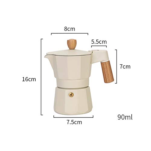 DYB Espressokocher Portable Moka Pot Home Kochplatten Moka Kaffeemaschine Kaffee Pot Büro Make Kaffeegerät Italienische… – Bild 3