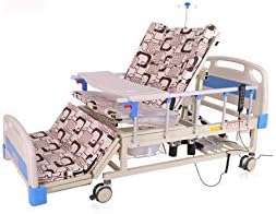 Widening Hospital Electric Bed with Infusion Function, Back-Lifting Function, Turning Over Household Nursing Bed, Multi-Functional Old People Paralysis Automatic Belt Hole